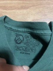 Life Is Crap Large Mens Green Graphic Logo Short Sleeve Tshirt Hunting Deer