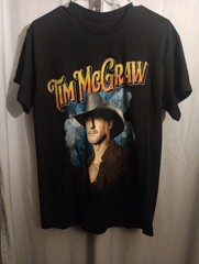 Tim McGraw Official Concert Shirt Size Medium Collectible