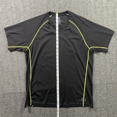 Adidas Climate Short Sleeve T-shirt Black with Neon Yellow Stitching Size M