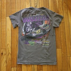 Vtg Dave Dulceak Racing T-Shirt Mens S Illinois Dirt Track Car Joker Graphic Tee