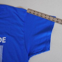 Father of Bride Shirt Mens XL Blue Short Sleeve Gildan Heavy Cotton Dad Wedding