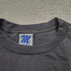 Vintage Mecca Shirt Mens XL Black Spell Out Logo Long Sleeve Hip Hop 90s Read