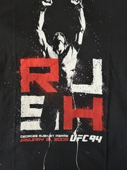 VTG 2009 UFC 94 GSP Victory over BJ Penn T Shirt Gearges St-Pierre Champion L