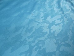 BCG Mens Shirt Large Blue Camo Camouflage Stretch Short Sleeve Crew Neck