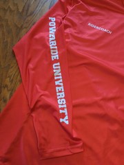 NWT The Sports Shirt Company Powerride University Red XXL Long Sleeve Shirt