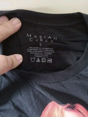 Size Medium Mariah Carey Black Billie T-Shirt NEW SEE PHOTOS