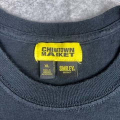 Chinatown Market Shirt Mens XL Black Smiley Fireball Arcade Logo Streetwear Tee