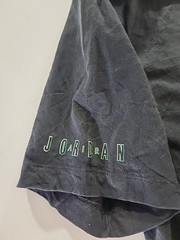 Nike Air Jordan Jumpman Logo Tee Mens T-Shirt Black Green Size L Sportswear Top