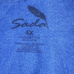 Sada Men T Shirt 4XL Shade of Blue Color Work Wear