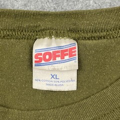 Vintage Soffe T-Shirt Mens XL Green Short Sleeve USA