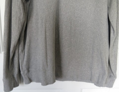 Flint and Tinder Henley Shirt Mens Size Large Gray L/S Ribbed Waffle USA Comfort