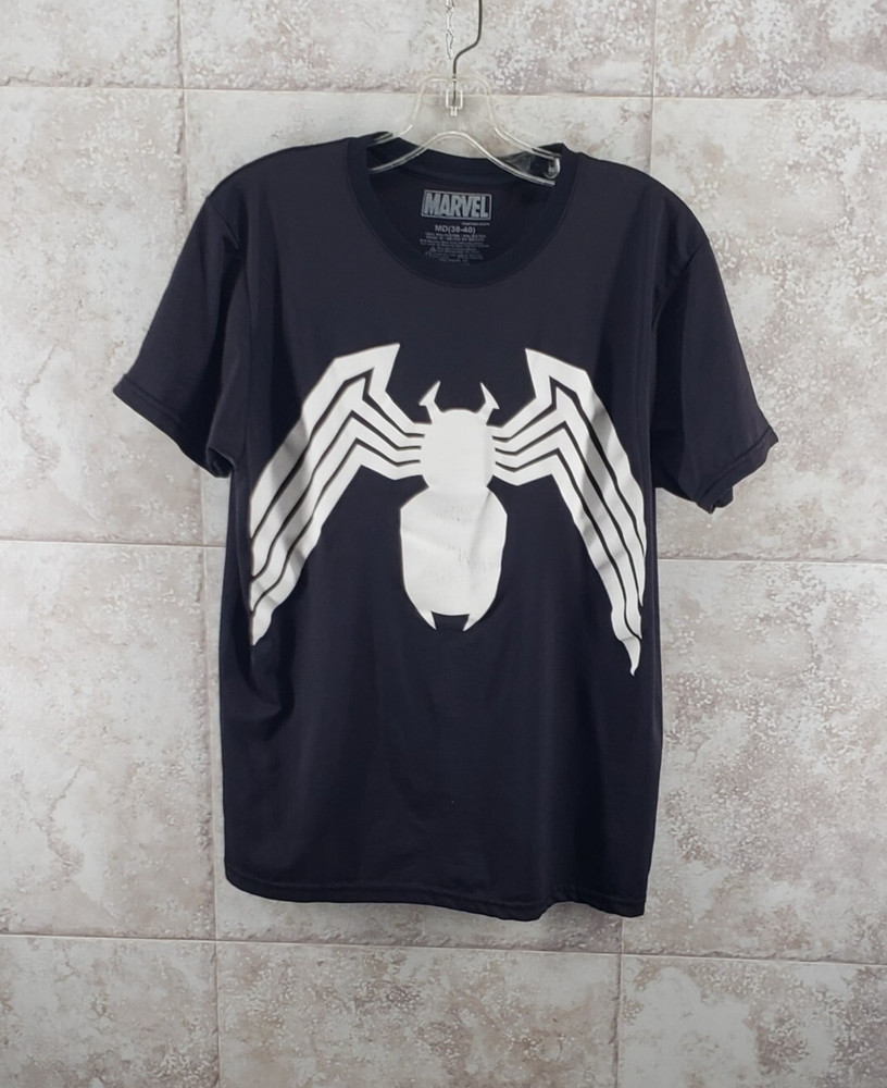 Mad Engine Marvel Spider Short Sleeve Tagless Venom T Shirt Mens Sz MD 38- 40