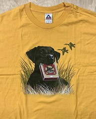 Academy Sports Retriever Shotgun Shells T-Shirt Size 3XL 100% Cotton Yellow XXXL