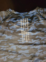 Kenneth Cole Men’s Active Tech Navy Camouflage S/S Stretch Breathable Tee XXL