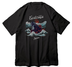Godzilla -1.0 T-shirt Black Short Sleeve Tee Cotton 100% Godzilla Store Japan
