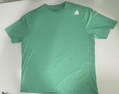 Green Reebox XL polyester/spandex short sleeve t-shirt