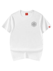 Niepce Men’s Raging Kirin Embroidery Graphic Tee Japanese Streetwear T-Shirt