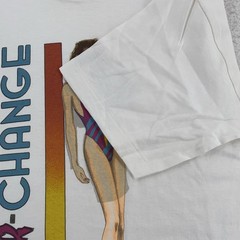 Vtg 90s Heat Color Changing Business Hours Beach Bikini Babe T-Shirt Small Surf