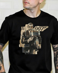 James Bond 007 CUSTOM T-Shirt Size S-5XL