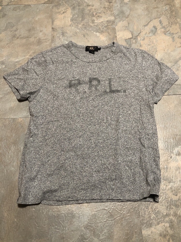 RRL Double RL RALPH LAUREN T Shirts Short Sleeve T-shirt Gray Size XL NWOT