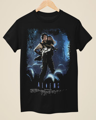 Alien Collection – Movie Poster inspired Unisex Black T-Shirts