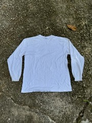 Vintage Y2K Ivy Crew Explorer Men’s White Graphic Print Long Sleeve T-Shirt M