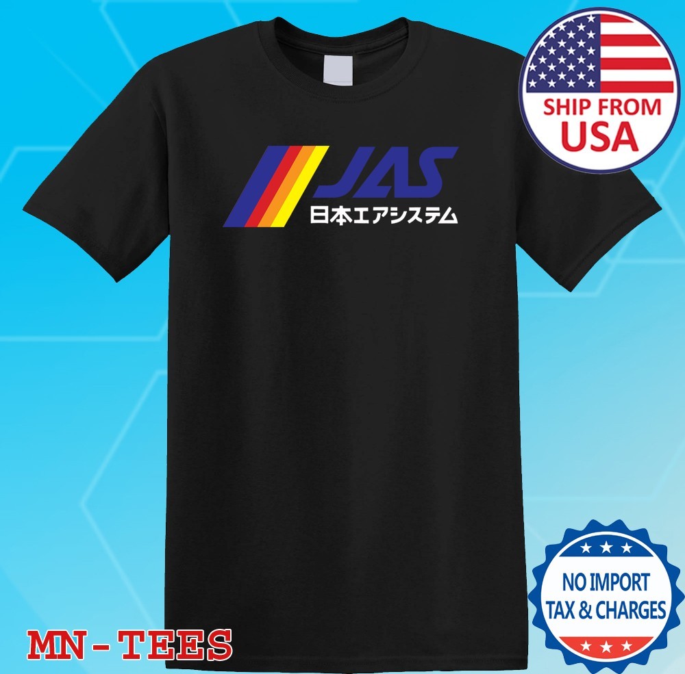 Japan Air System Retro Black Size S-5XL