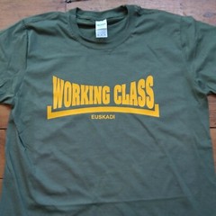 Working Class Logo T-Shirt – Customise The Town Name, Retro, Punk, Various Cols