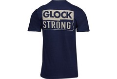 Glock Strong Tee Navy Ringspun Cotton Short Sleeve