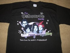 Vtg 2002 Osbourne Family CAR Shirt Men LARGE MTV TV Show Ozzy Y2K NEW OLD STOCK
