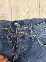Lucky Brand Mens Straight Leg Jeans 34×30 Medium Blue Denim 35″ Actual Waist