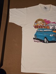 Vintage 90s 20th Century Chevy Carfest Cruiz-in Washington IN White XL Promo