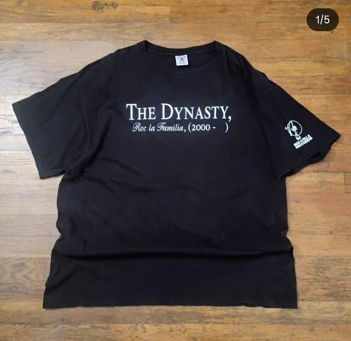 Jayz Dynasty Promotional T shirt Size 2xxl Rare Roc A Fella Records Roc A Wear