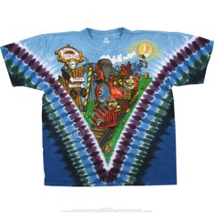 GRATEFUL DEAD-CASEY JONES-BEARS-SYF-2 Sd-TIE DYE T-SHIRT M-L-XL-2X-3X + 6Xw/VT