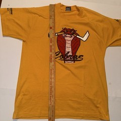 VTG 90s Single Stitch South Miami High Cobras Roller Hockey L Rolleredge Flagler