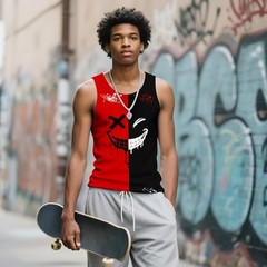Graphic Workout 3D Tank Top Mens Womens Unisex