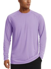 UPF50+ Men’s Long Sleeve Shirts Sun Block Quick Dry Workout Hiking Fishing Shirt