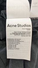 Acne Studios SS26 Stockholm 1996 Faded Black T-Shirt Oversized Men L XL NWT