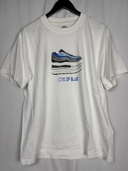 Blue In Green Stash NYC Kind of Blue Air Max Event White T-Shirt Size L