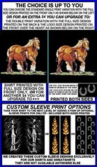 PALOMINO SHIRE DRAFT CLYDESDALE COB BRETON ARDENNAIS GYPSY HORSE T-SHIRT WS302