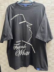 Vintage BADBOY Men’s XL Remember Frank White Graphic Print Crew Neck Tee Black