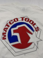 Y2K Matco Tools Graphic T-Shirt Men’s X-LARGE XL White Heavy Cotton