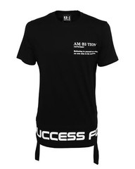 NWT KA-1 King’s Ambition T-SHIRT black short sleeve cotton luxury UAE S