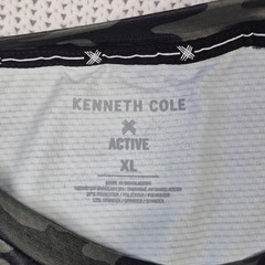 Kenneth Cole Men’s Active Tech Shirt S/S Stretch Breathable Soft Olive Camo
