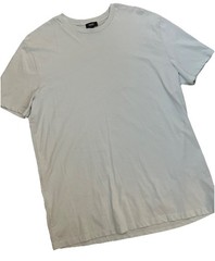 EXPRESS Mens Tee Shirt Crewneck Pima Cotton Classic Basic Light Green Large
