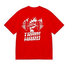 Train Hard Gym Shirt Weightlifting Workout T Shirt Bodybuilding Fitness