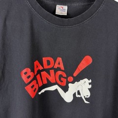Vintage Y2K Bada Bing The Sopranos TV Show Promo Graphic Shirt Size 2XL