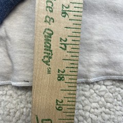 LL Bean Henley Mens L Blue Oatmeal Raglan Baseball Long Sleeve Wool Blend Shirt