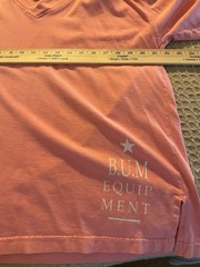 Vintage BUM Equipment Unisex 90’s T-Shirt V Neck B.U.M Equipment