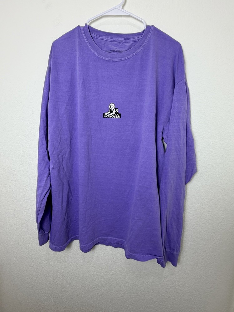#E131 Jungles XL Purple Long Sleeve T-shirt